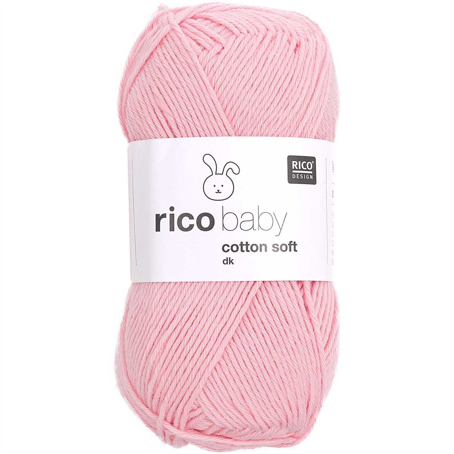 Rico Baby Cotton Soft dk ROSA 50g 125m Rico Baby Cotton Soft dk ROSA 50g 125m