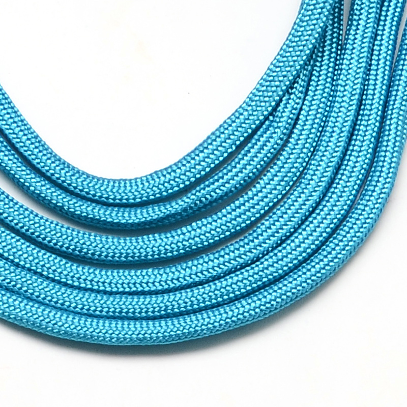 Paracord Kordel UNI TÜRKIS einfärbig 4mm 100m/ Bund  