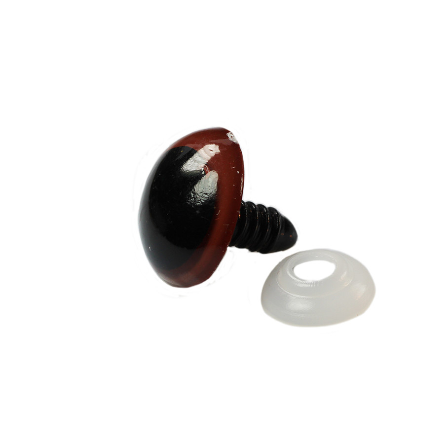 Sicherheitsaugen braun schwarz 20mm 4 Stück Sicherheitsaugen braun schwarz 20mm 4 Stück