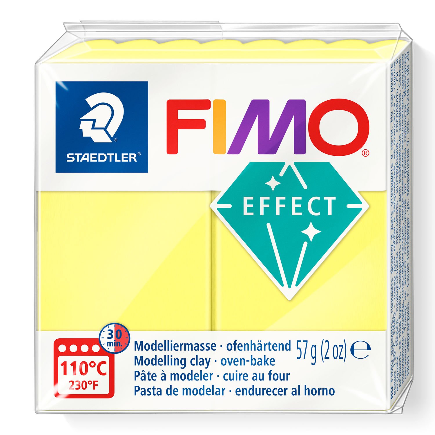 Fimo Effect transparent gelb