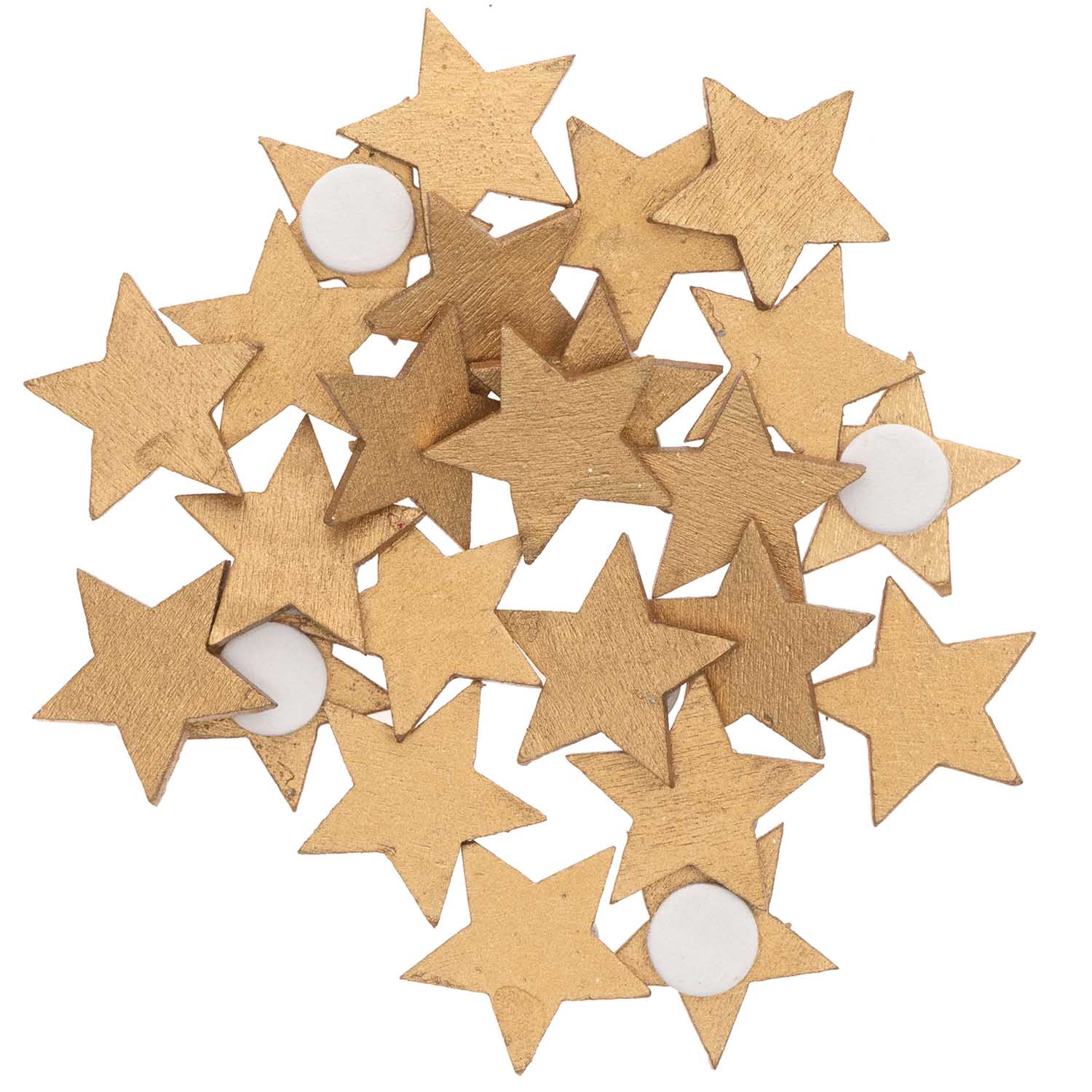 Holzsticker Sterne 20x19mm 24 Stück Holzsticker Sterne 20x19mm 24 Stück