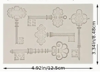 Silikon-Pressform Schlüssel 12,58,5cm