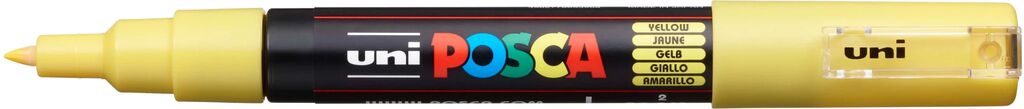 UNI POSCA Marker PC-1MC GELB extra feine Spitze 0,7 - 1 mm UNI POSCA Marker PC-1MC GELB extra feine Spitze 0,7 - 1 mm