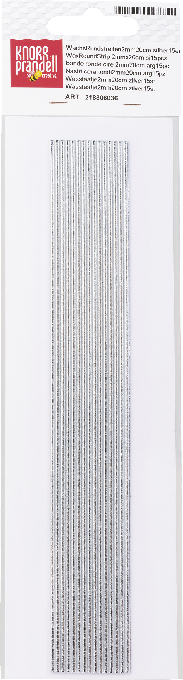 Wachsstreifen 200 mm Ø 2 mm glatt hochglänzend, 15 Stk./Pkg. Wachsstreifen 200 mm Ø 2 mm glatt hochglänzend, 15 Stk./Pkg.