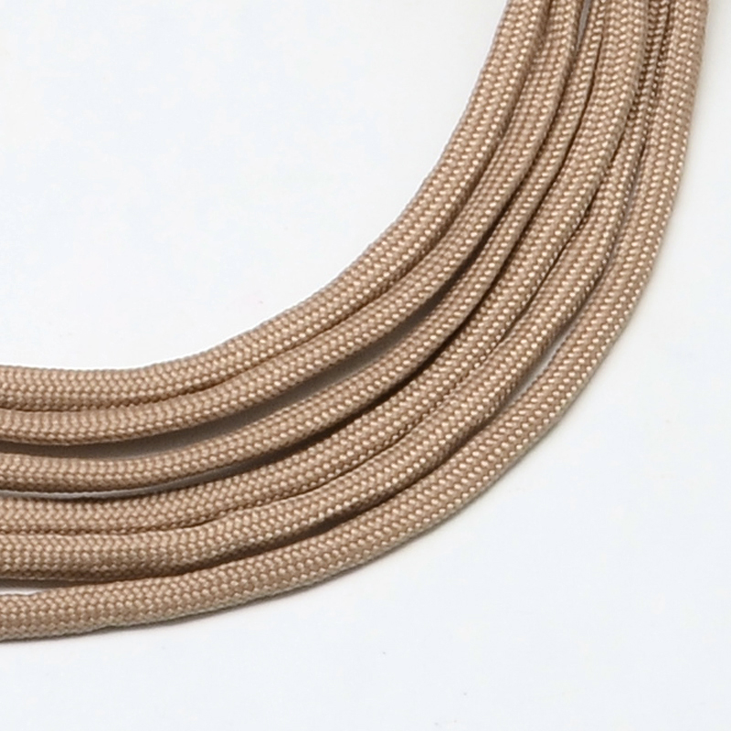 Paracord Kordel UNI SAND einfärbig 4mm 6,4m/ Bund 