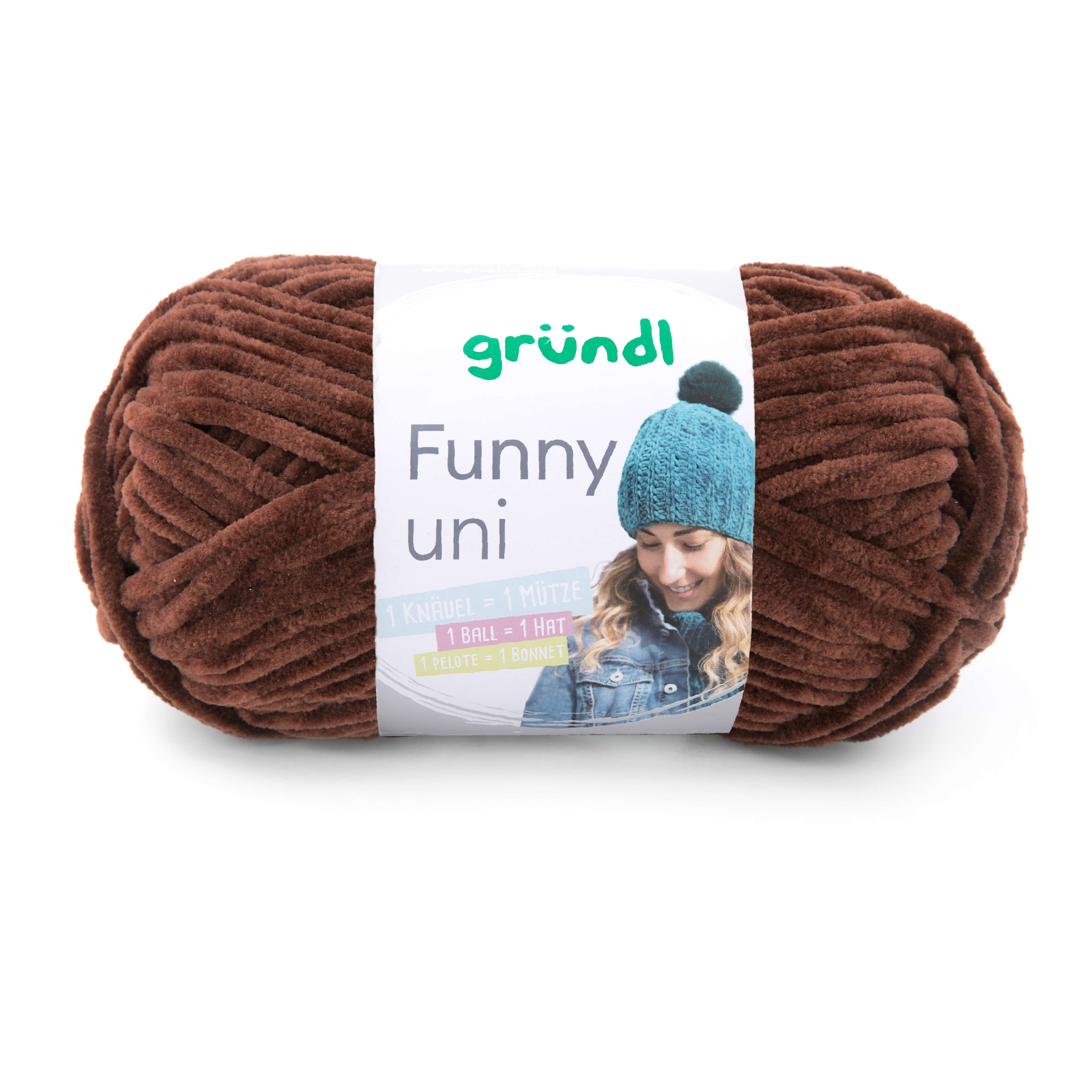 Gründl Funny Uni Wolle Microfaser 100g/120m 100% Polyacryl Gründl Funny Uni Wolle Microfaser 100g/120m 100% Polyacryl