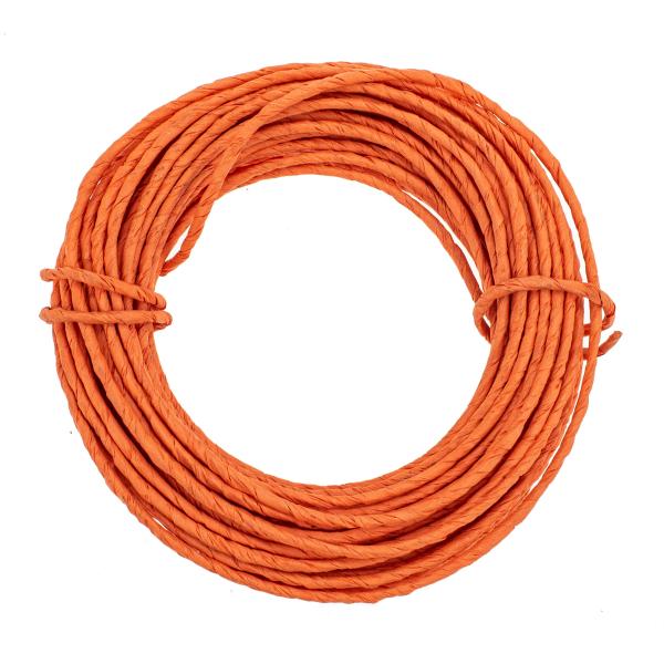 Papierdraht orange 2mm 10m Papierdraht orange 2mm 10m