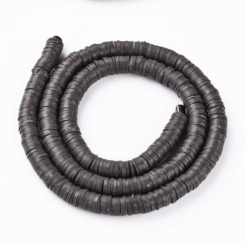 Heishi-Perlen Polymerclay Perlenscheiben 6x1mm 380-400Stk/Strang