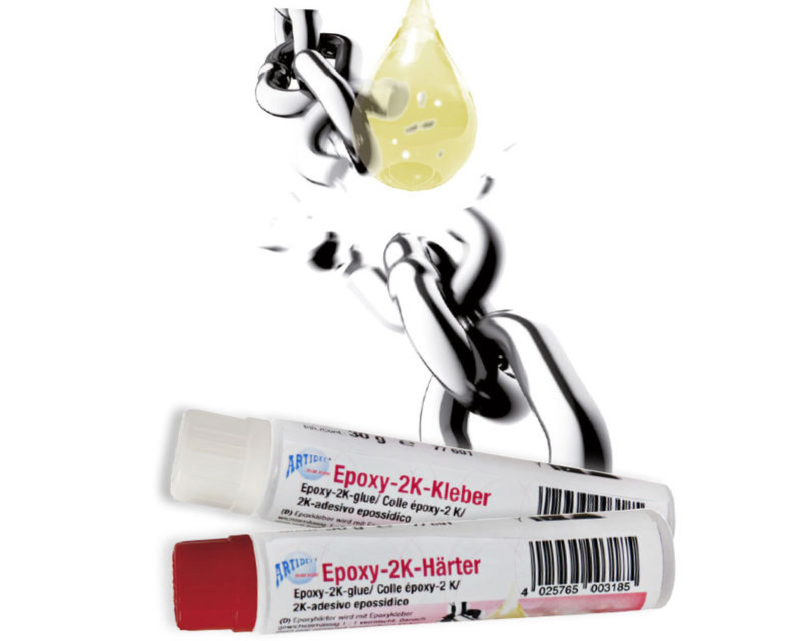 Epoxy-2K-Kleber 2-Komponentenkleber 2x30ml