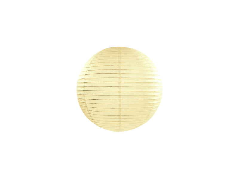 Papier-Laterne creme Paper Lantern Lampion