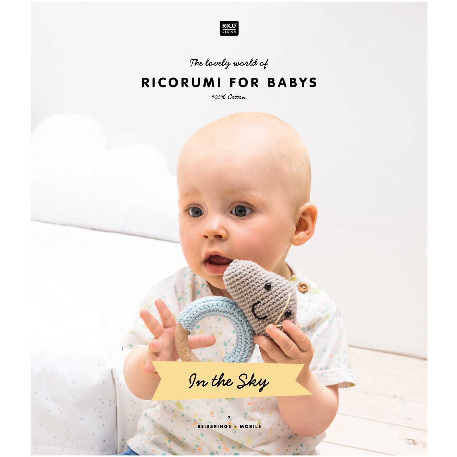 Ricorumi for Babys In the Sky Beissringe Mobile Buch 16 Seiten
