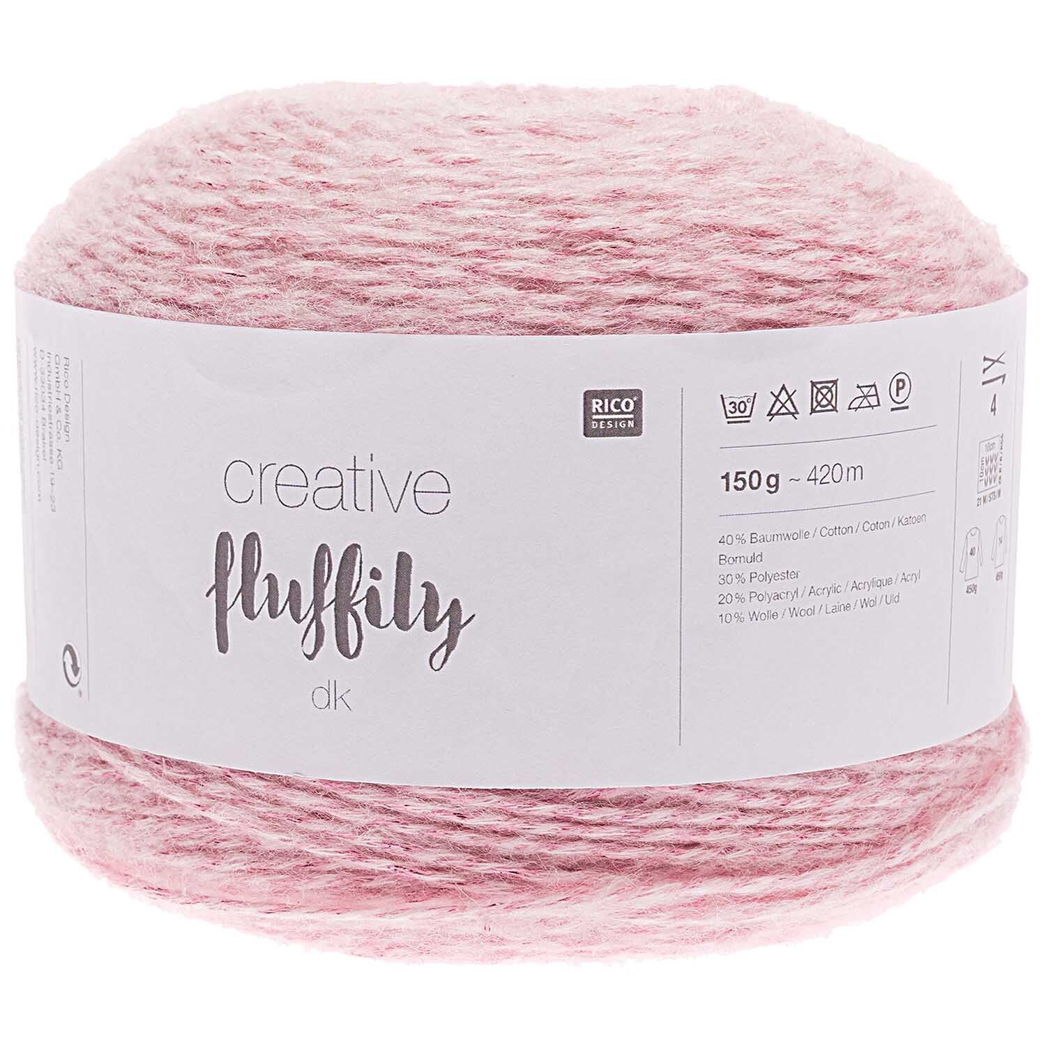 Creative Fluffily dk Rico Wolle Glitzergarn 150g 420m Creative Fluffily dk Rico Wolle Glitzergarn 150g 420m
