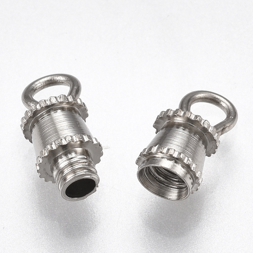 Minidrehverschluss, silberfärbig 14x4mm , 15 Stück/Packung