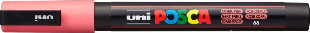 UNI POSCA Marker PC-3M Rundspitze KORALLENROSA 0,9-1,3mm UNI POSCA Marker PC-3M Rundspitze KORALLENROSA 0,9-1,3mm