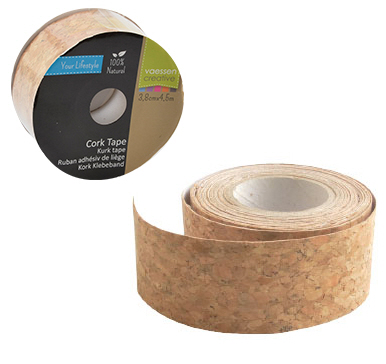 Kork Tape 3,8 cm x 4,5 m, Klebeband Korktape Korkklebeband