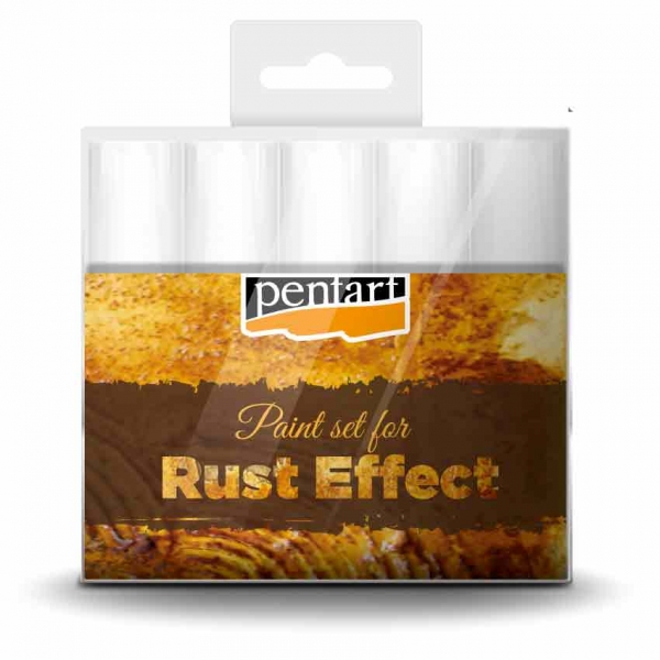 Pentart Rust Effekt-Set 5 Tuben Rostset