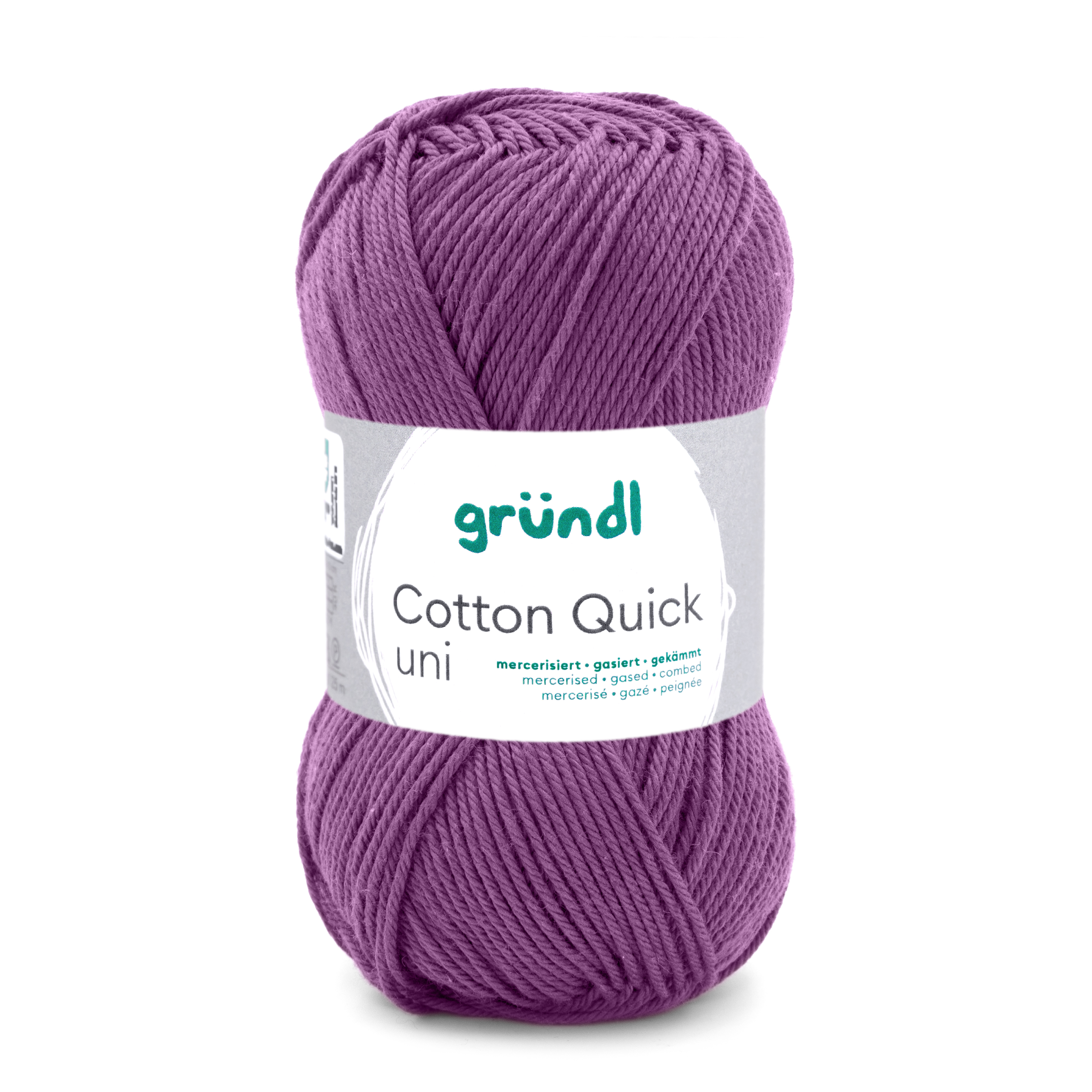 Cotton Quick Uni MAUVE 100 % Baumwolle mercerisiert gasiert gekämmt 50g/125m 10 Stück Cotton Quick Uni MAUVE 100 % Baumwolle mercerisiert gasiert gekämmt 50g/125m 10 Stück