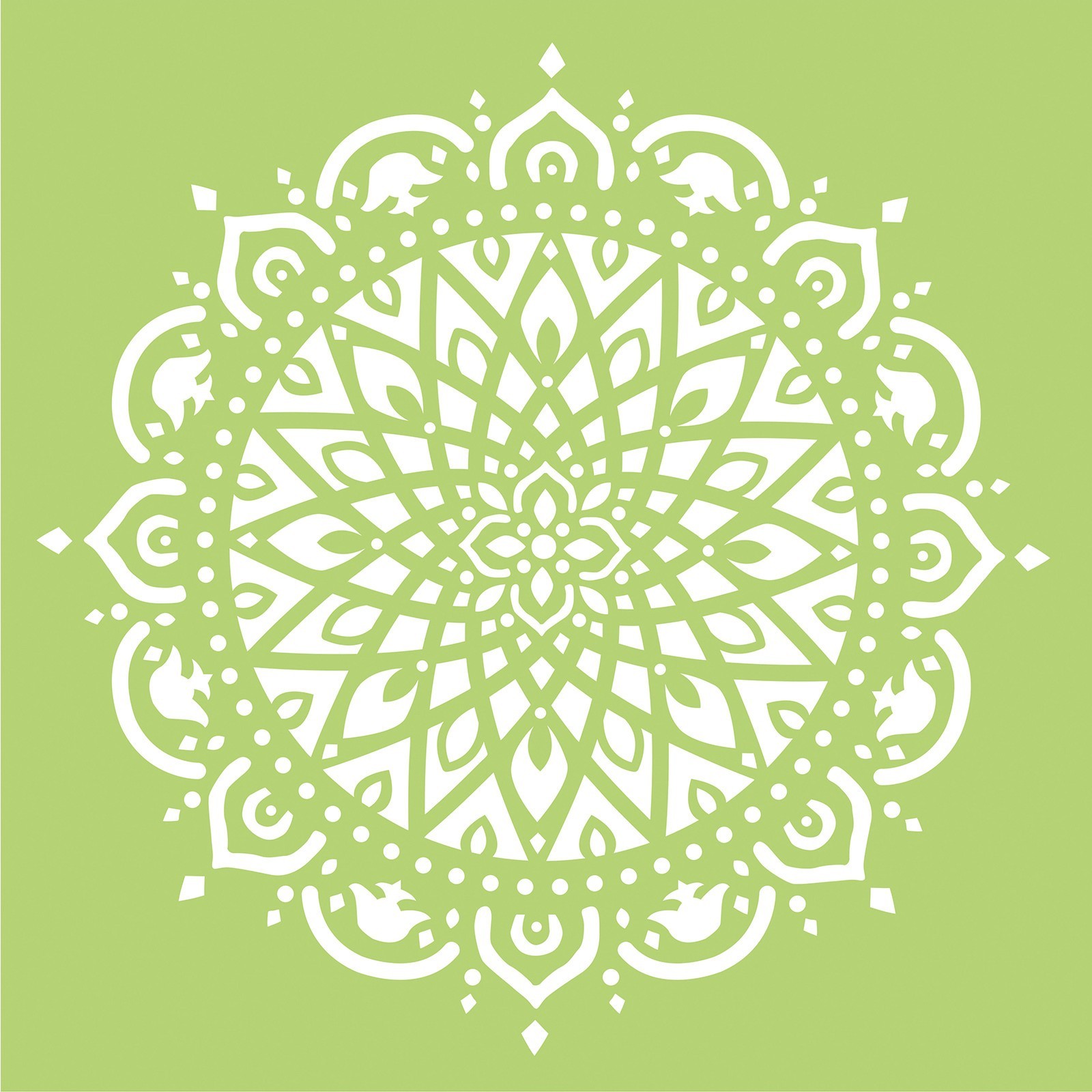 Kaiser Craft Mandala Designer Template Schablone Stencil Template 12"x12"