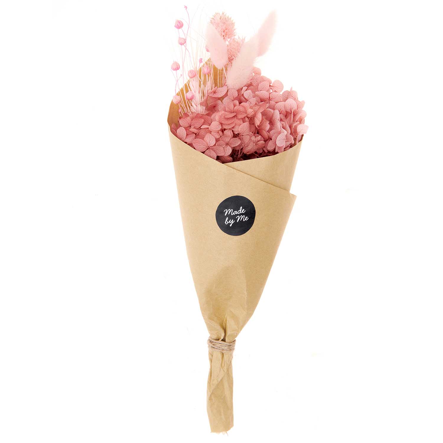 Trockenblumen Set Dried Flowers  pastell pink 33cm