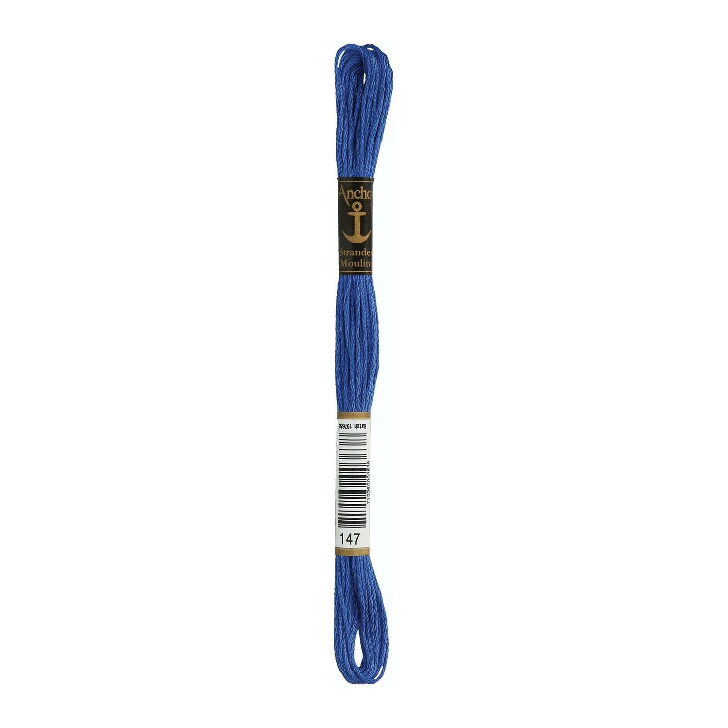Anchor  Mouline Sticktwist, Blau Töne, 8m/ Bündel