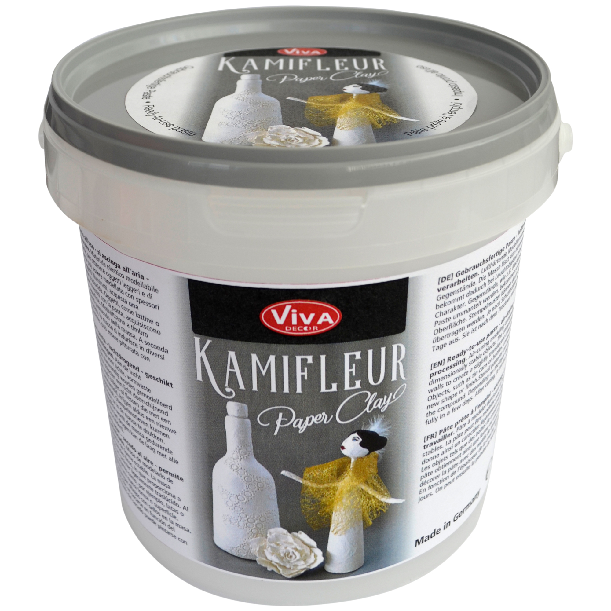 Kamifleur Paper Clay Papier-Modelliermasse 900g 