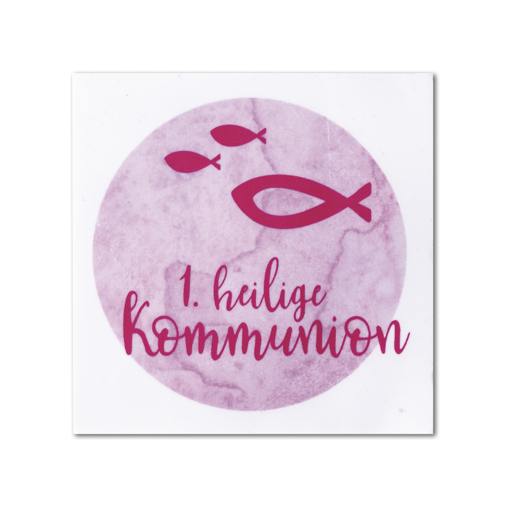 Wachsmotiv Watercolor Heilige Kommunion 6,7x6,7cm 
