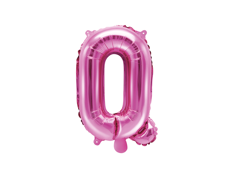 Foil Balloons Folienballone Alphabet ABC Buchstaben Zahlen  pink 14" 35cm
