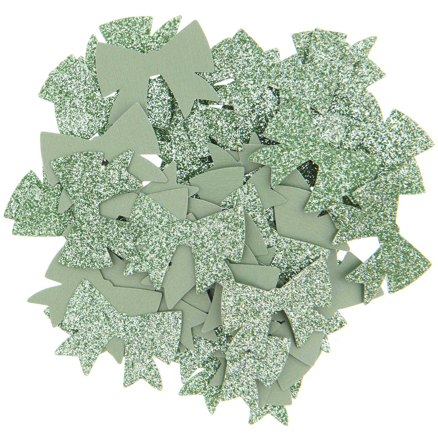 Streudekoration Schleifen Glitzer FSC MIX 3x2cm 20g Streudekoration Schleifen Glitzer FSC MIX 3x2cm 20g