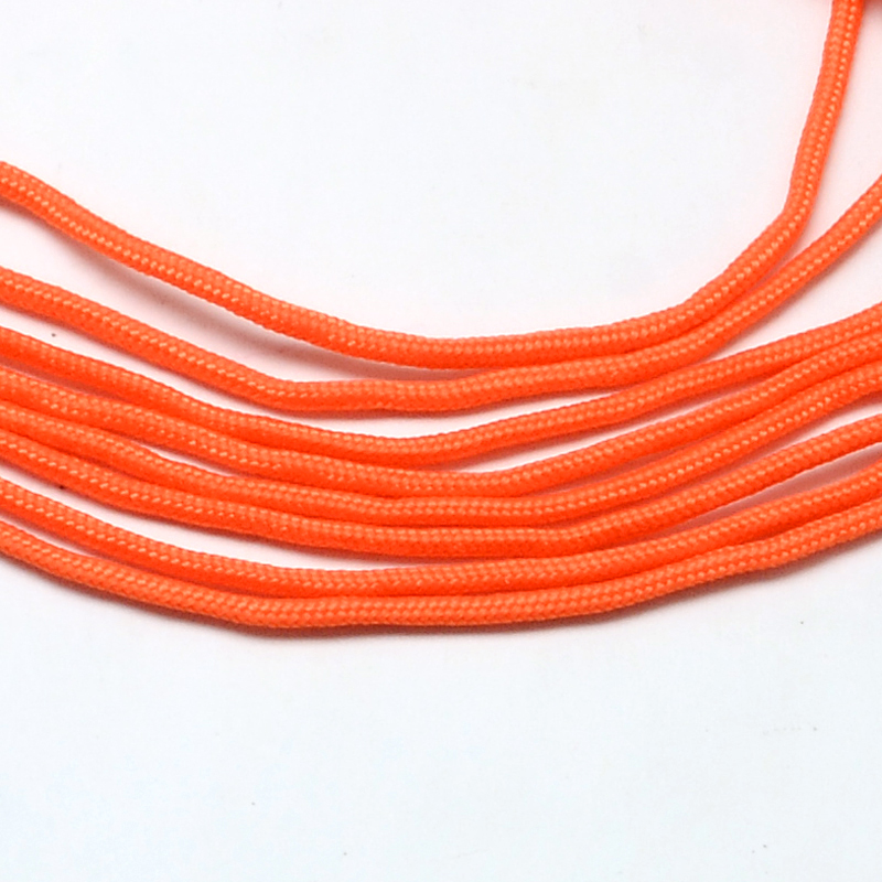 Paracord dünn 2 mm, orange , 10 m