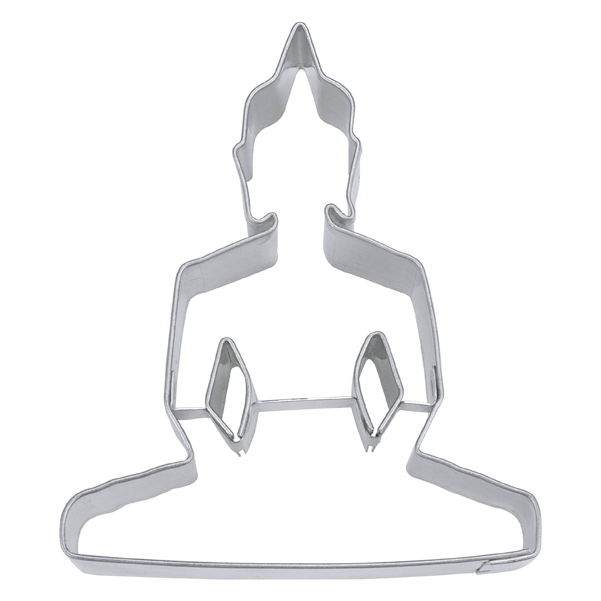 Ausstechform Buddha 7 cm , Edelstahl