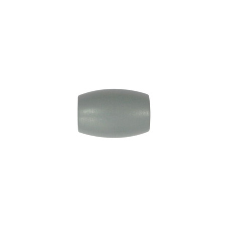 Holzolive 32x21mm grau, 5 Stück/Pkg. Lochgröße 5mm, Macrameperlen Holzperlen Olive