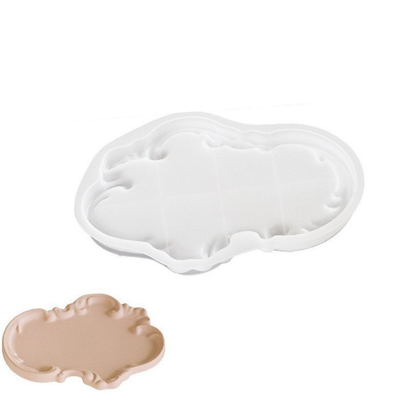 Silikonform Schmuckschale Barock 219x178x17mm Silikonform Schmuckschale Barock 219x178x17mm