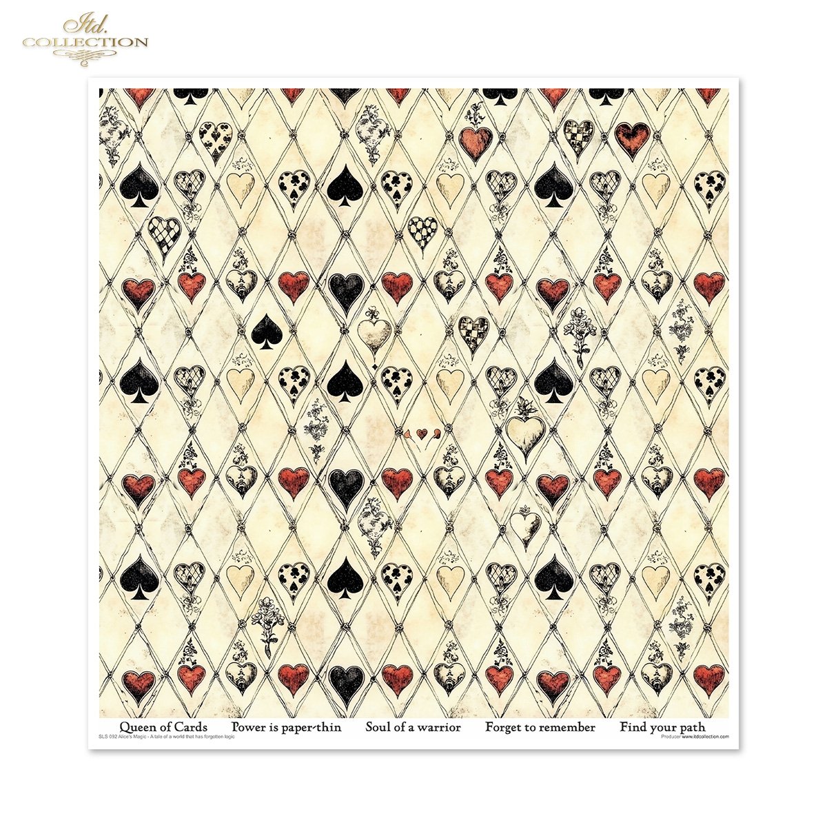 Designpapier-Set „Alice's Magic - A tale of a world that has forgotten logic vol. 2“ 310x320 mm 11 Blatt Designpapier-Set „Alice's Magic - A tale of a world that has forgotten logic vol. 2“ 310x320 mm 11 Blatt
