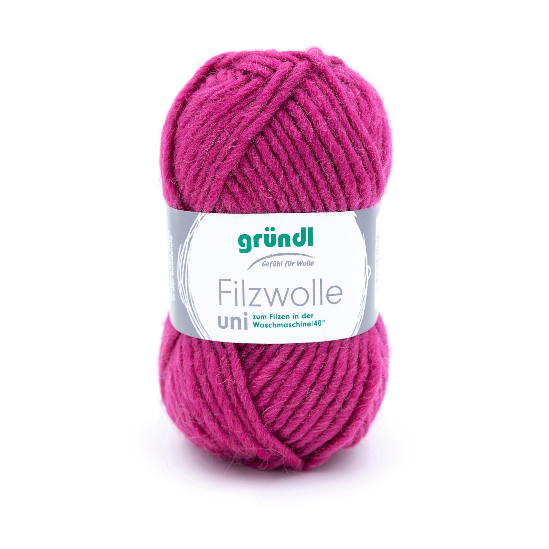 Strickfilzwolle 50g- 50m Schurwolle Strickfilzen Waschmaschinenfilzen 