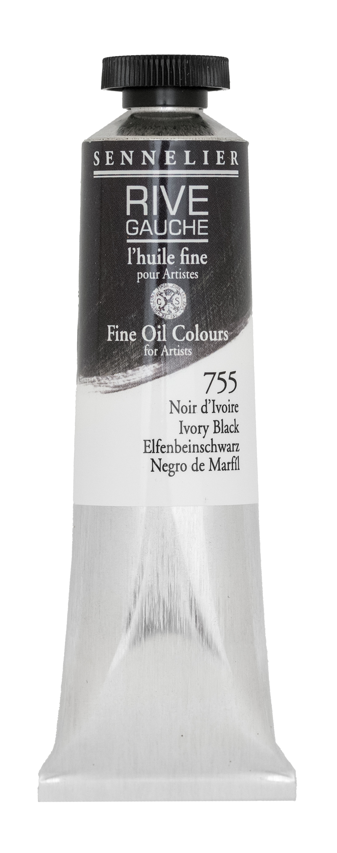 Sennelier RIVE Gauche ELFENBEINSCHWARZ feine Ölfarbe 40 ml