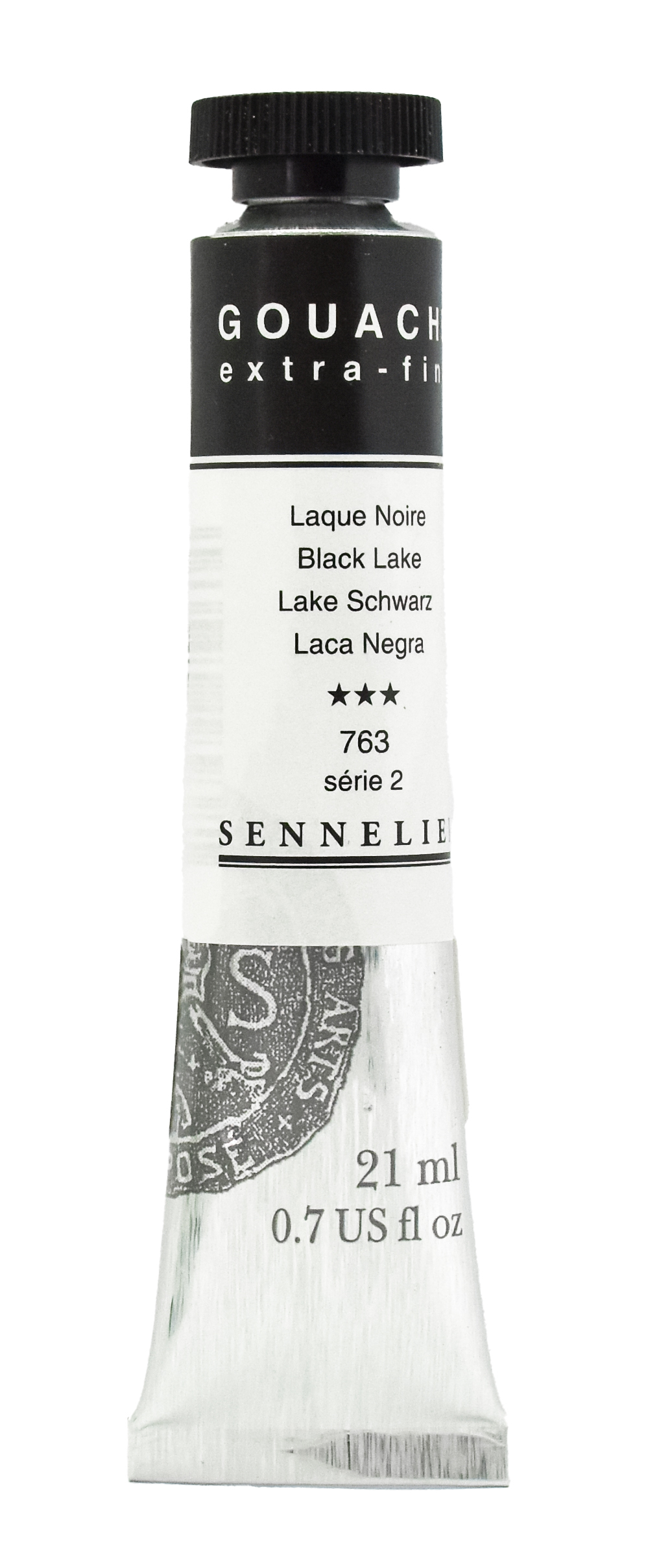 Sennelier Gouache Extra Fine LACKSCHWAR Künstler-Gouache hochpigmentierte Deckfarbe 21ml Sennelier Gouache Extra Fine LACKSCHWAR Künstler-Gouache hochpigmentierte Deckfarbe 21ml