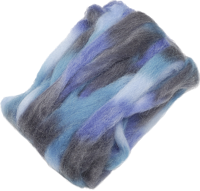 blau türkis meliert