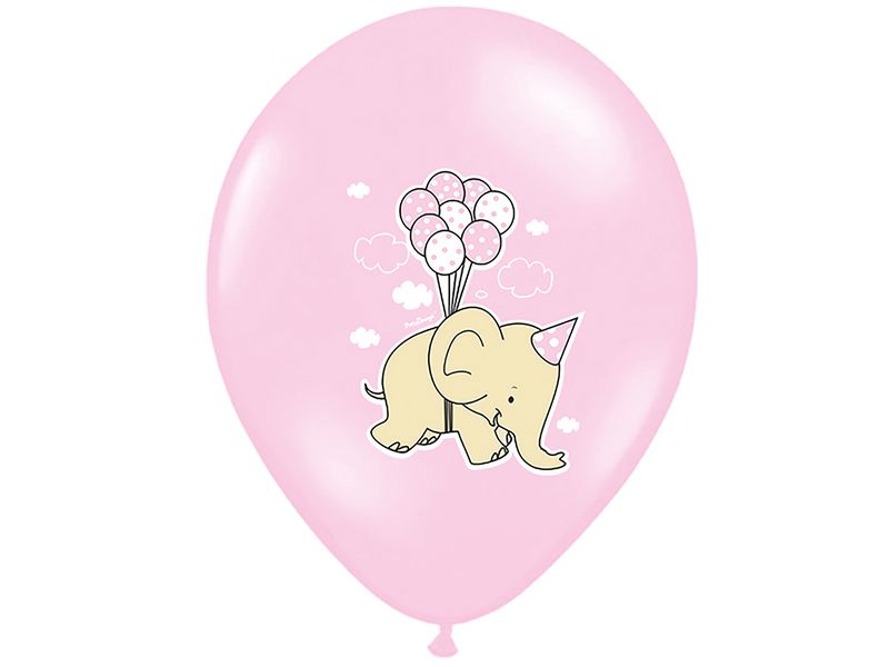 Latex-Luftballone Strong Elefant Baby 30cm 6 Stück/Packung
