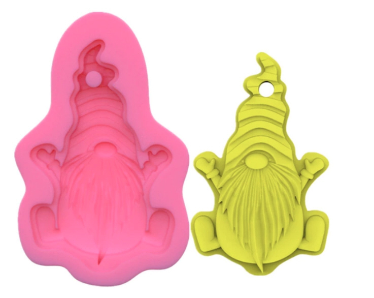 Silikonform Pressform Gnome Set, 3 Stück