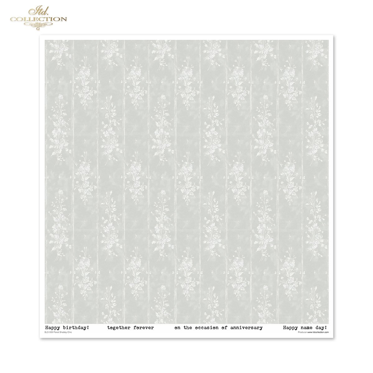 Floral Shabby Chic Scrapbooking Papier-Set 200 g/m2 310x320 mm 11 Bögen Floral Shabby Chic Scrapbooking Papier-Set 200 g/m2 310x320 mm 11 Bögen