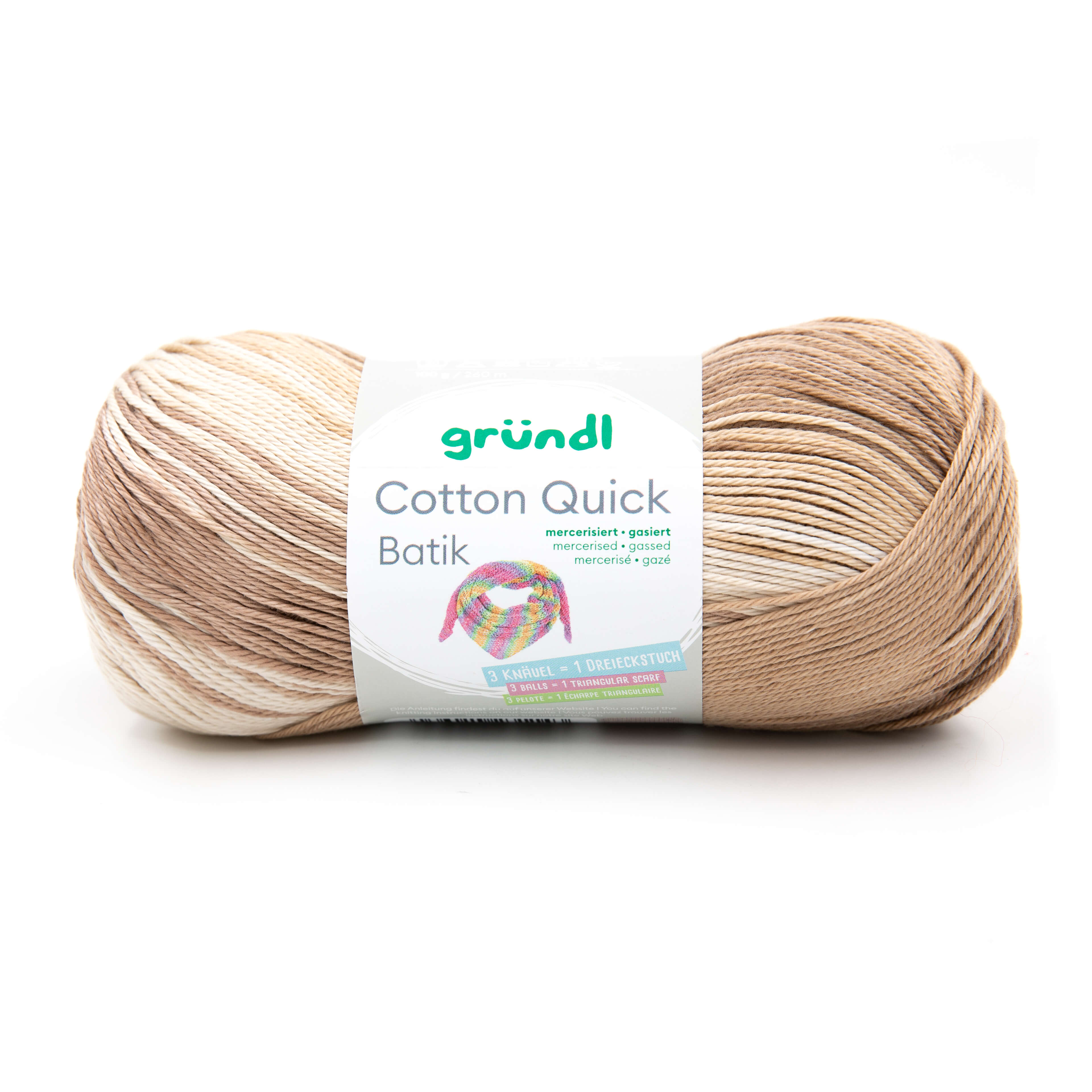 Cotton Quick Batik 100g/Knäuel 100 % Baumwolle 