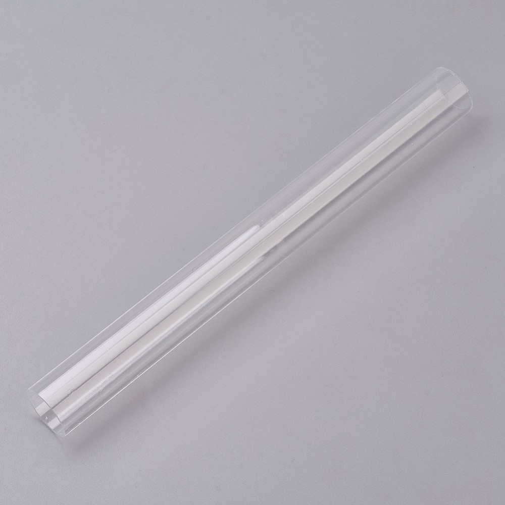 Acrylroller massiv glatt transparent 197x20mm Acrylroller massiv glatt transparent 197x20mm