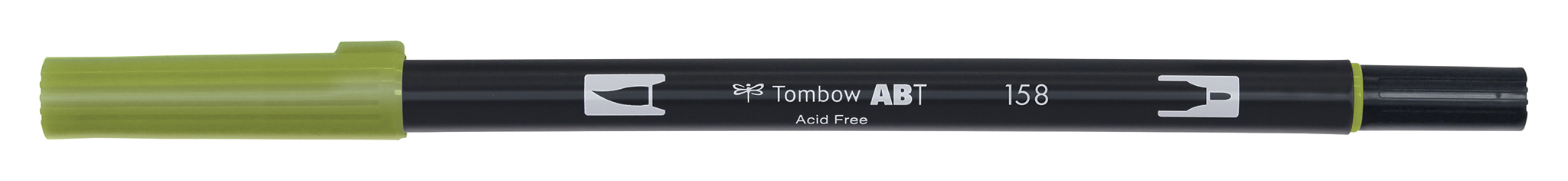Tombow Art Brush Pen, dark olive