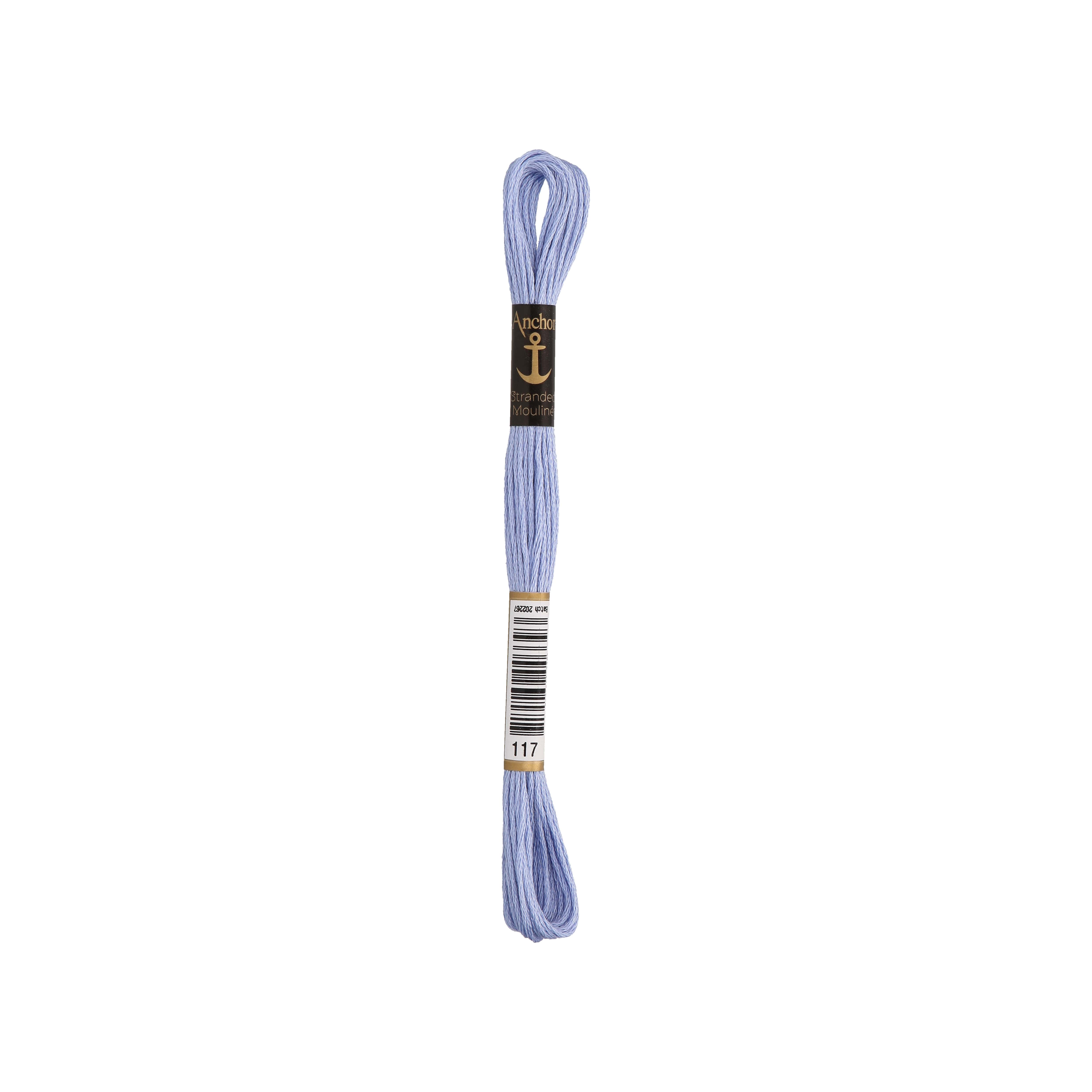 Anchor -Stranded Mouliné-Garn LOBELIENBLAU Sticktwist 6-fädig 100% Baumwolle 8m Anchor -Stranded Mouliné-Garn LOBELIENBLAU Sticktwist 6-fädig 100% Baumwolle 8m