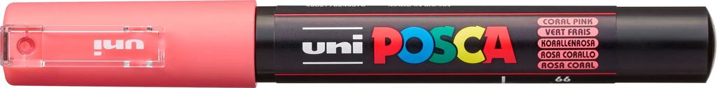 UNI POSCA Marker PC-1MC KORALLENROSA extra feine Spitze 0,7 - 1 mm UNI POSCA Marker PC-1MC KORALLENROSA extra feine Spitze 0,7 - 1 mm