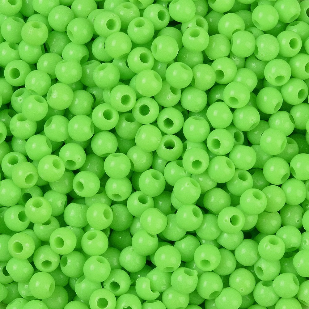 Acrylperlen Uni 4mm Lochbohrung 1,6mm 600 Stück Acrylperlen Uni 4mm Lochbohrung 1,6mm 600 Stück