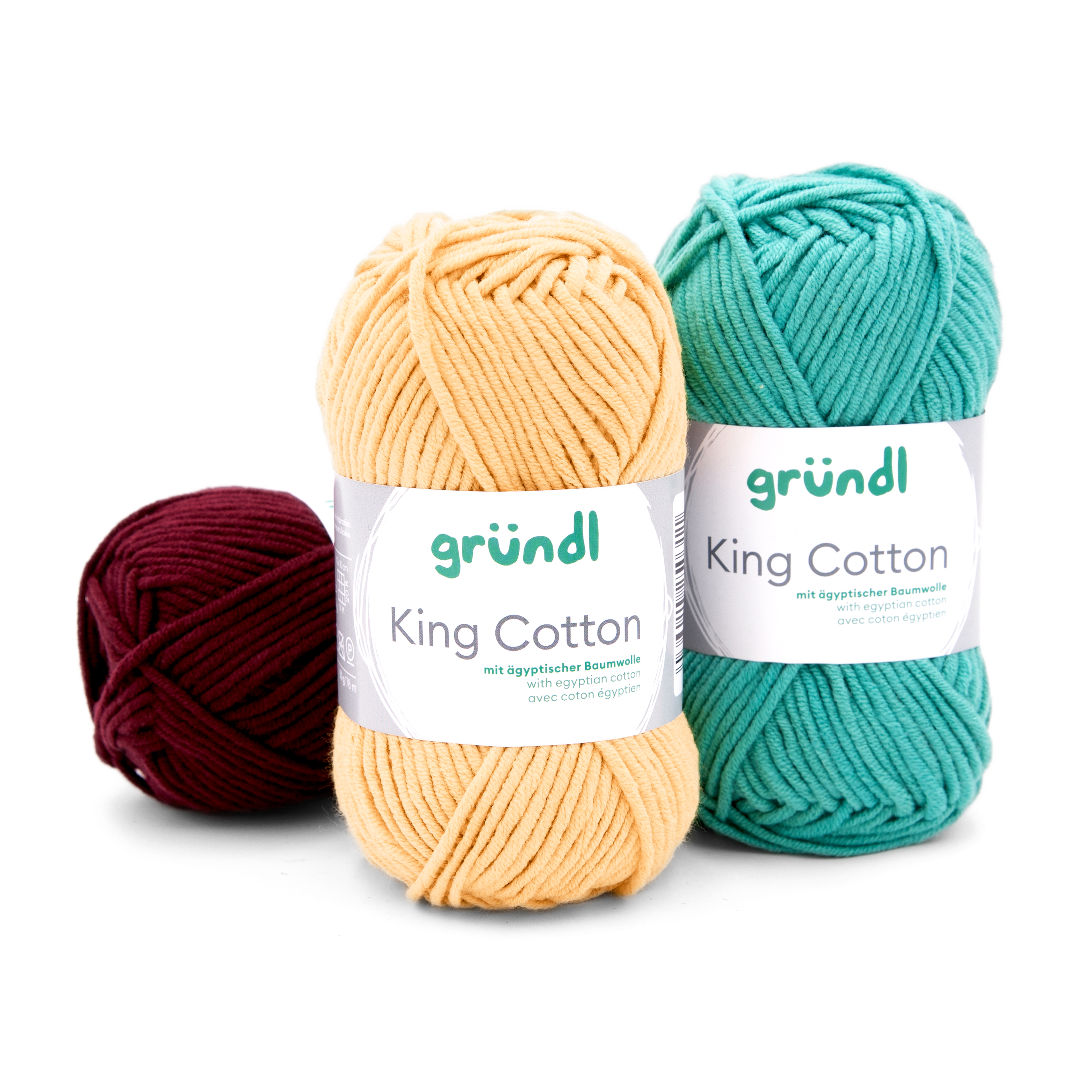 King Cotton JADE 55 % Polyacryl 45 % Baumwolle (egypt) 50g/78m King Cotton JADE 55 % Polyacryl 45 % Baumwolle (egypt) 50g/78m