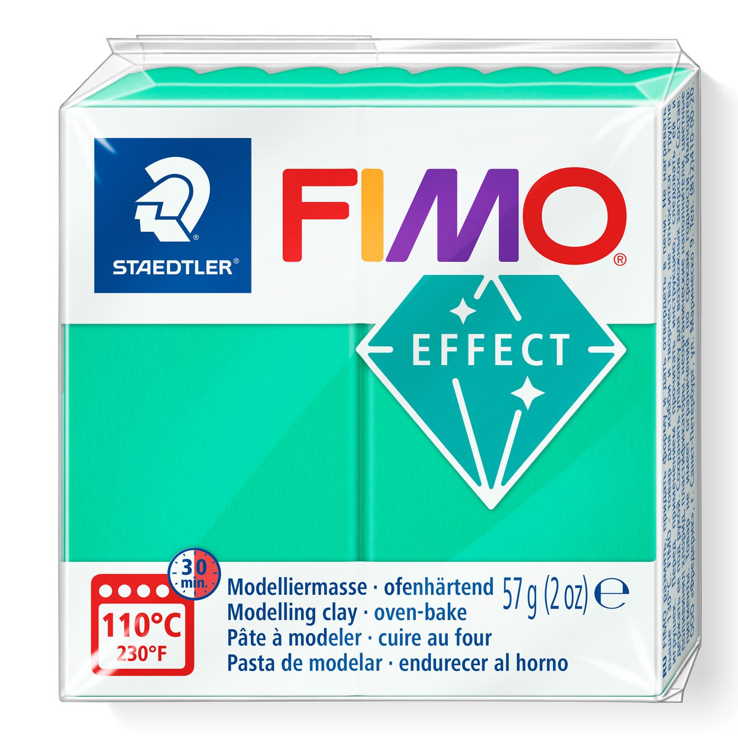 Fimo Effect transparent grün