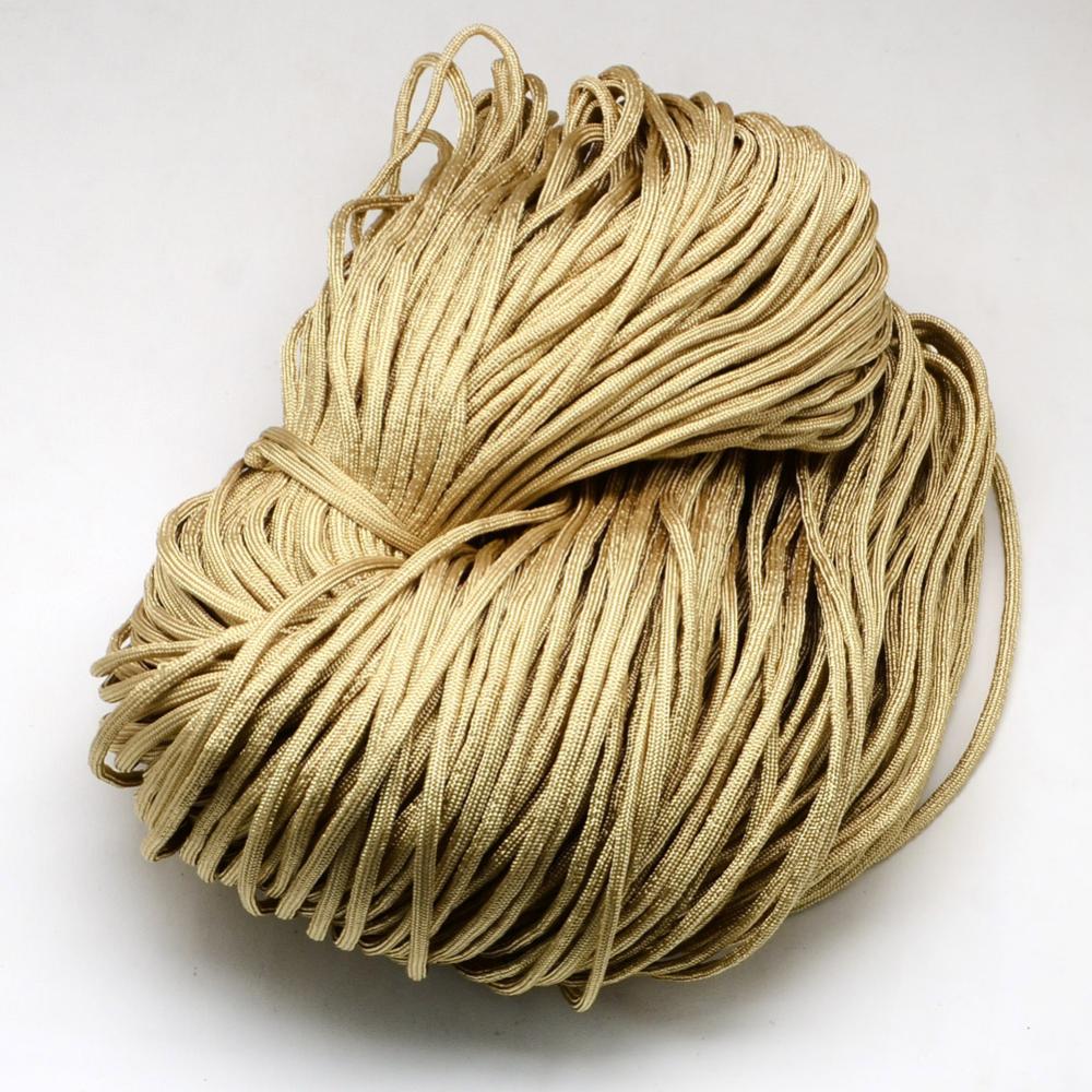 Paracord Kordel UNI LEHM einfärbig 4mm 100m/ Bund  