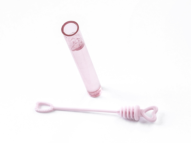 Seifenblasen- Soap Bubbles Herz, pink, 48 Stück 